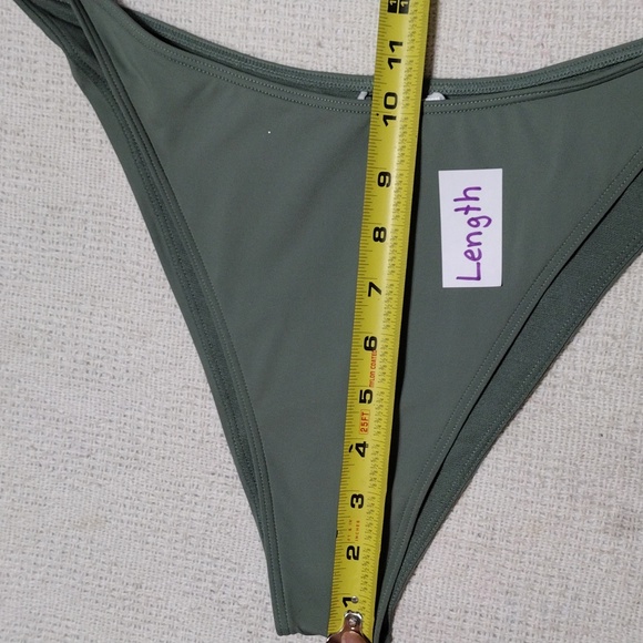 NWT Roxy Olive Green Mini Coverage Bikini Women's Size XXL - Picture 8 of 8
